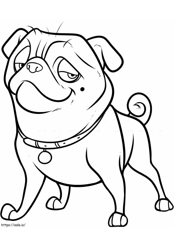 Precious From The Nut Job coloring page