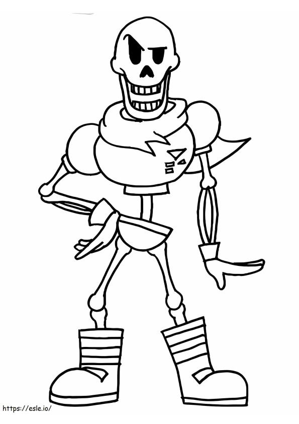 Amazing Papyrus coloring page