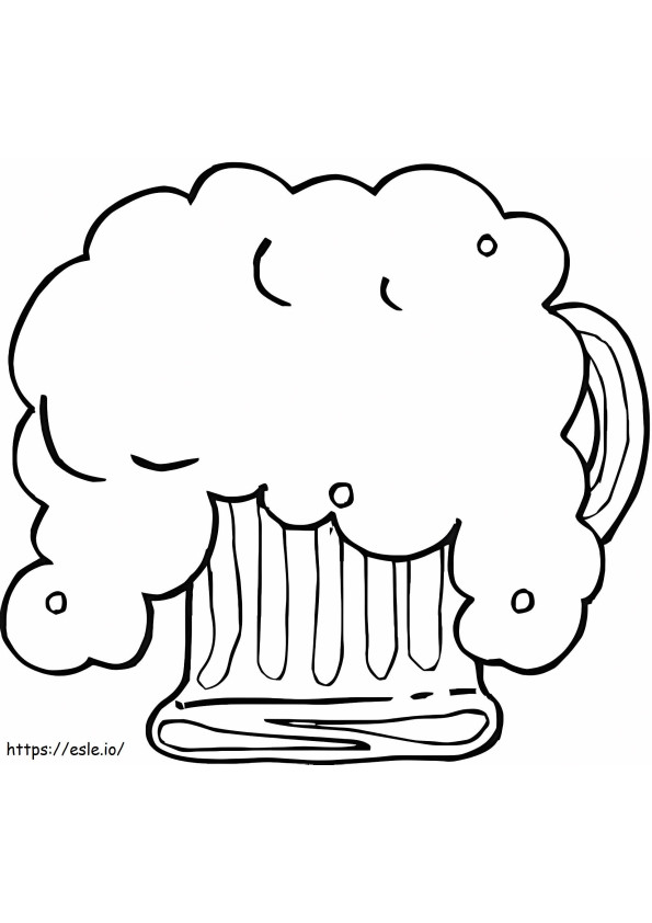Beer For Oktoberfest coloring page