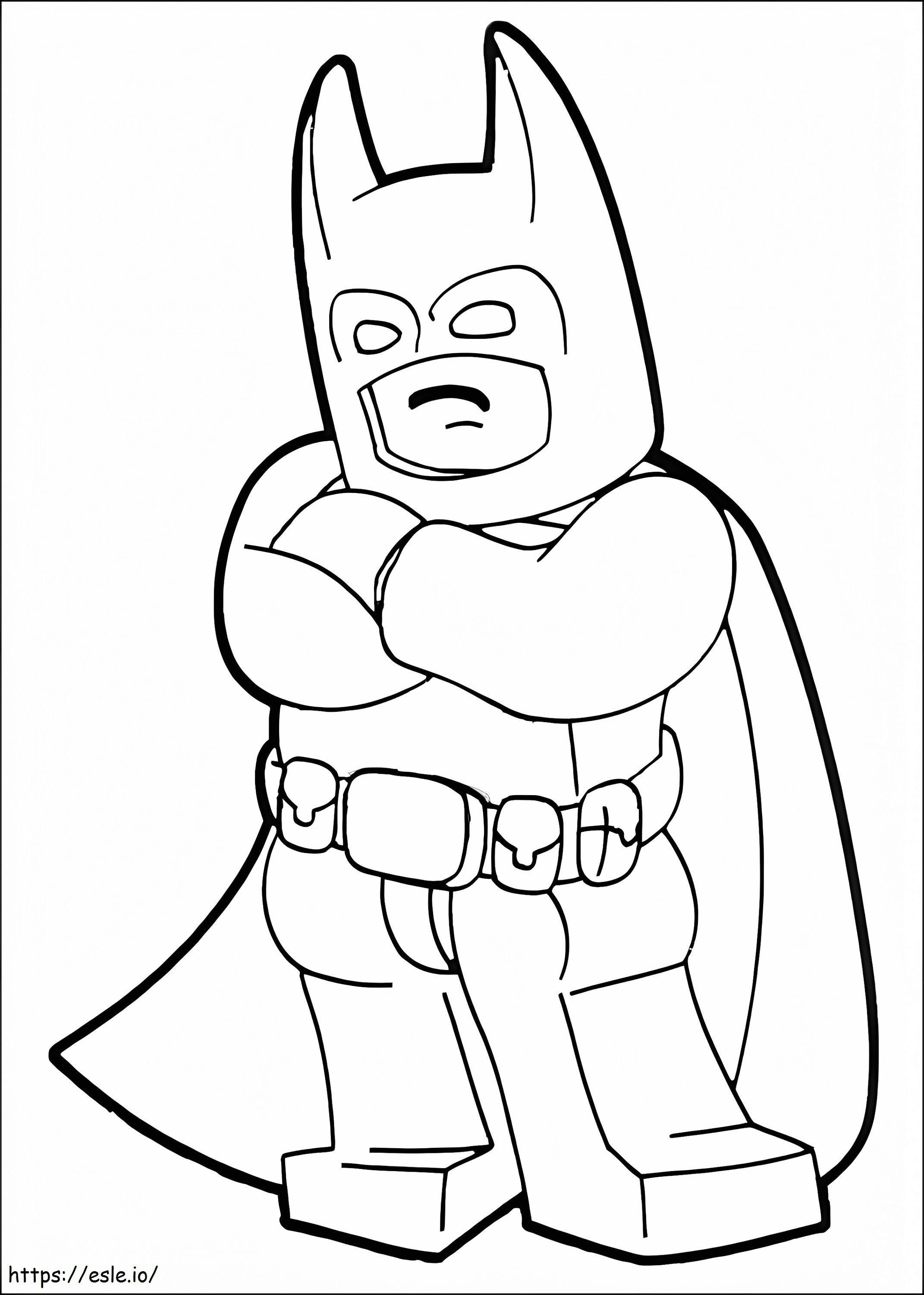 Funny Lego Batman coloring page