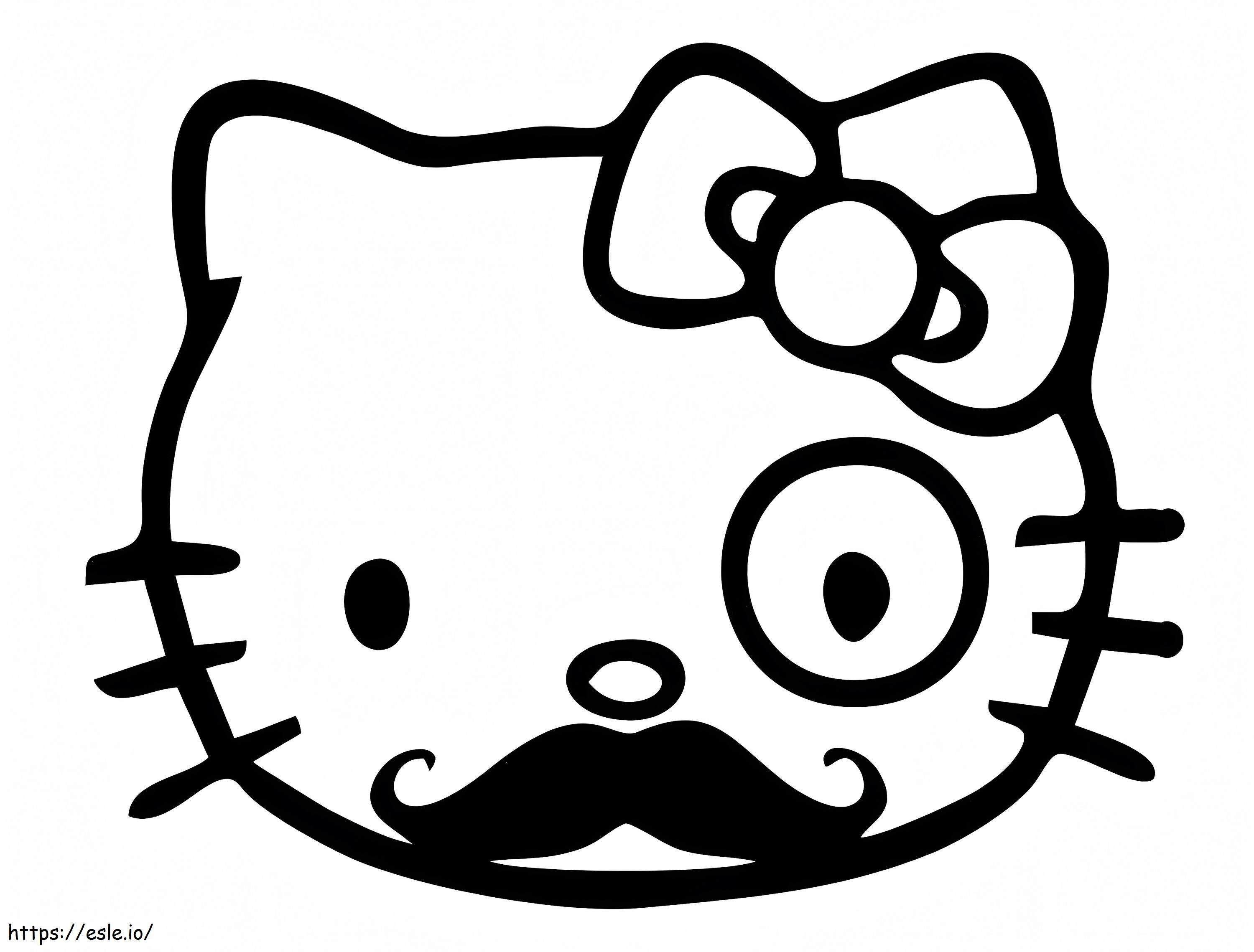 Hello Kitty väritystulostuskelpoinenge Fantastic Image Inspirations Punk Halloween Meeko väritysarkit lapsille 1024X778 1 värityskuva