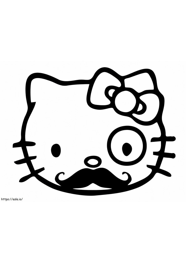 Hello Kitty väritystulostuskelpoinenge Fantastic Image Inspirations Punk Halloween Meeko väritysarkit lapsille 1024X778 1 värityskuva