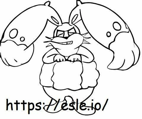 Diggersby coloring page