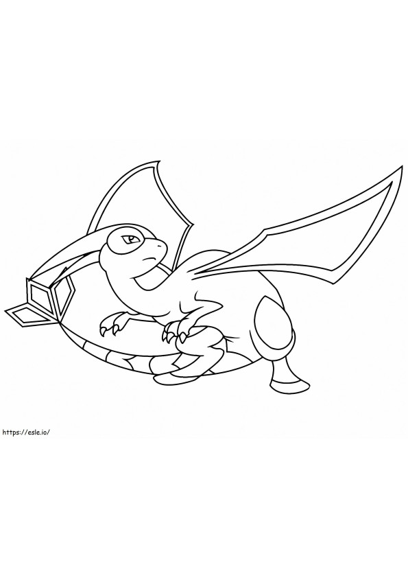 Cool Flygon coloring page