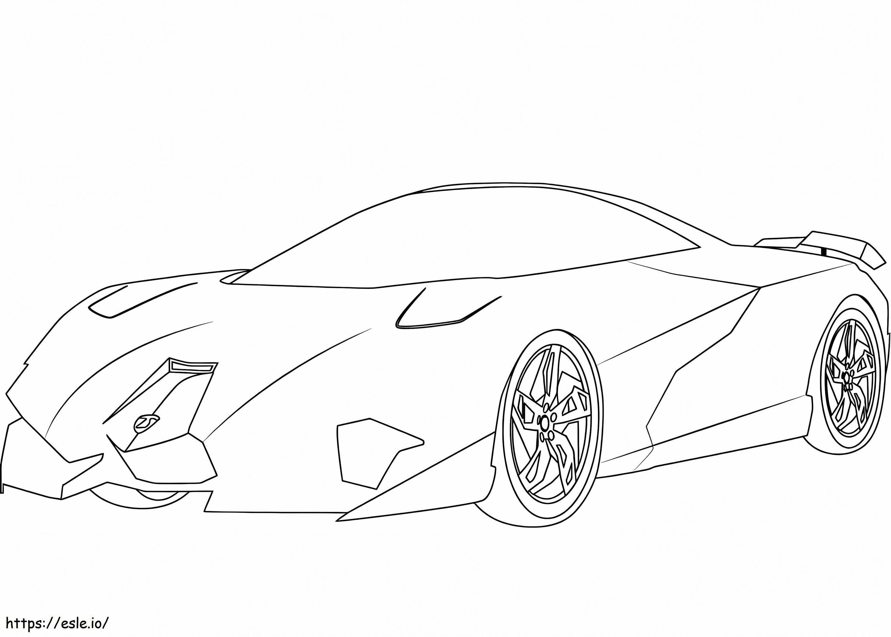 About The Lamborghini Ego coloring page