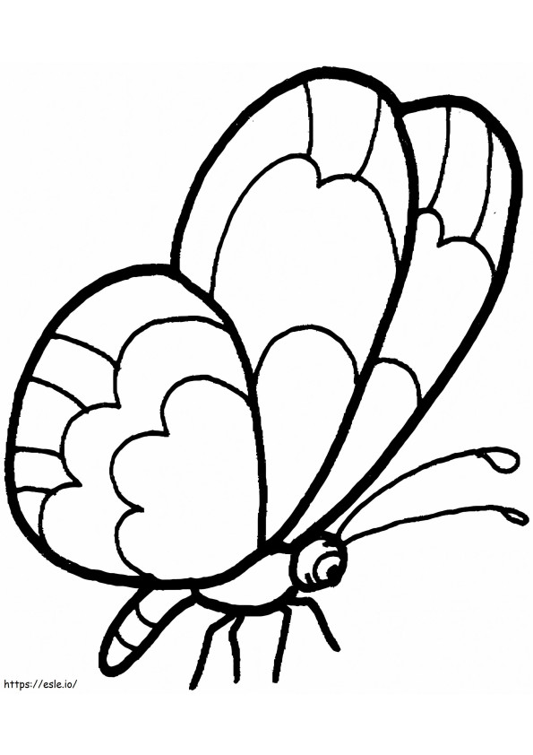 Coloriage Papillon pour enfant à imprimer dessin