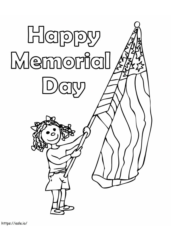 Memorial Day 5 coloring page