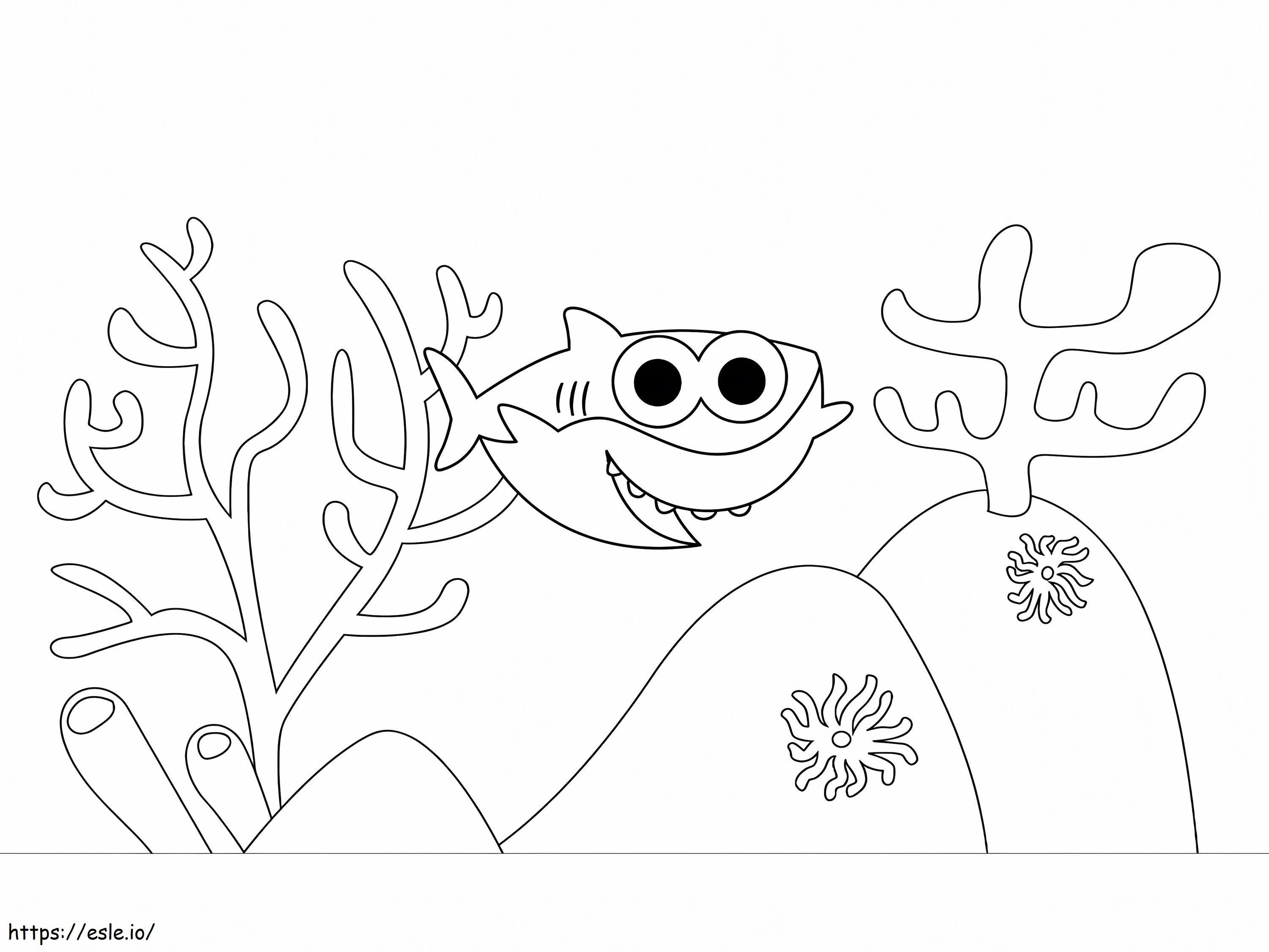 1583892275 Baby Shark Worksheet Color 2 1024X724 1 coloring page