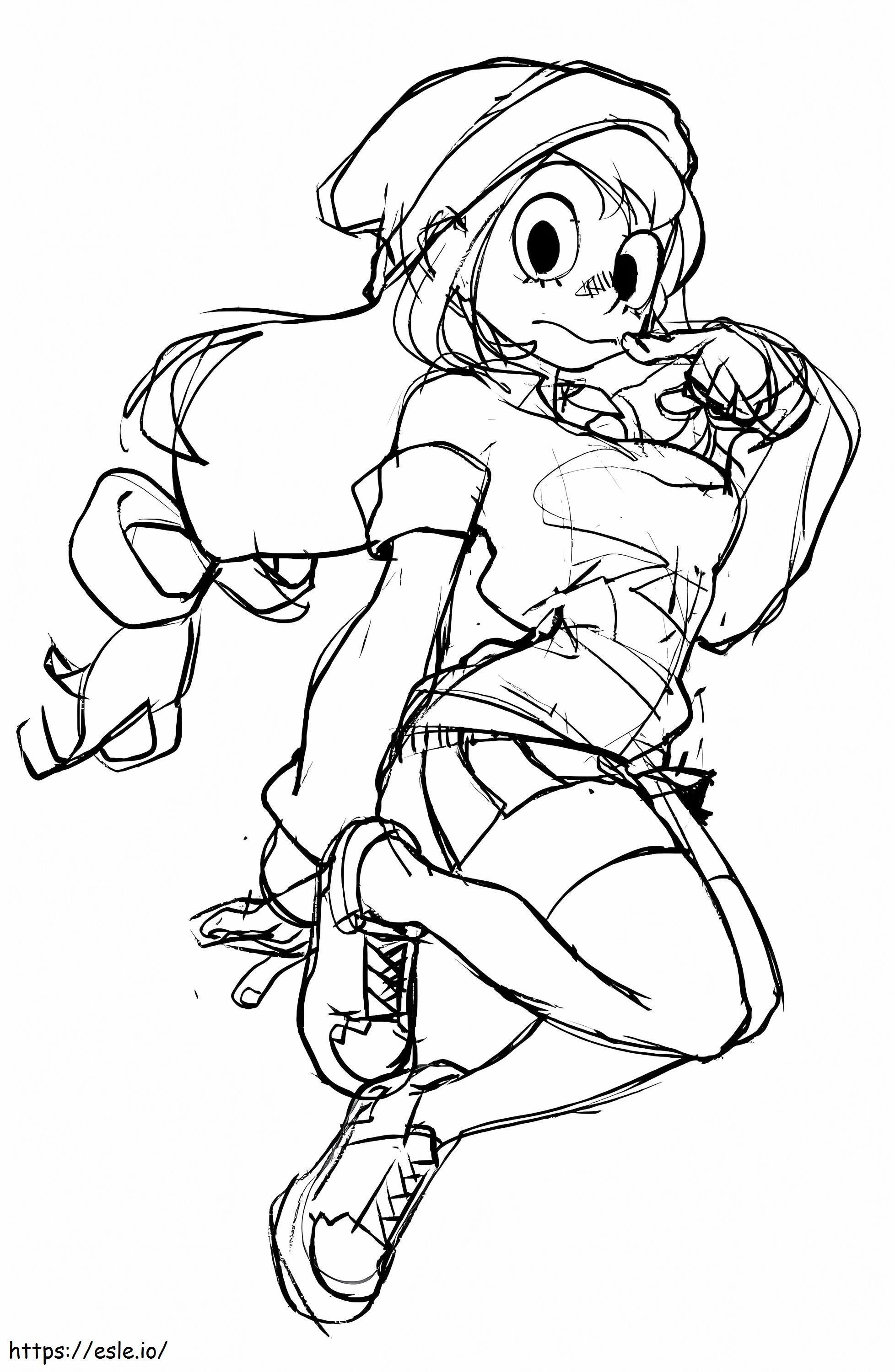 Tsuyu Asui drucken ausmalbilder