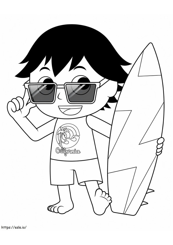 Ryan And Surfboard