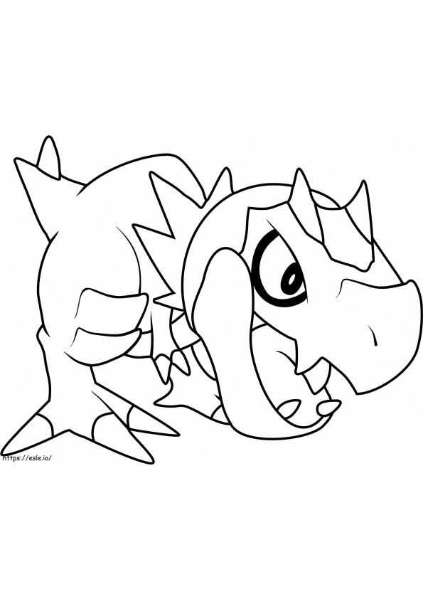 Tyrunt Gen 6 Pokemon coloring page