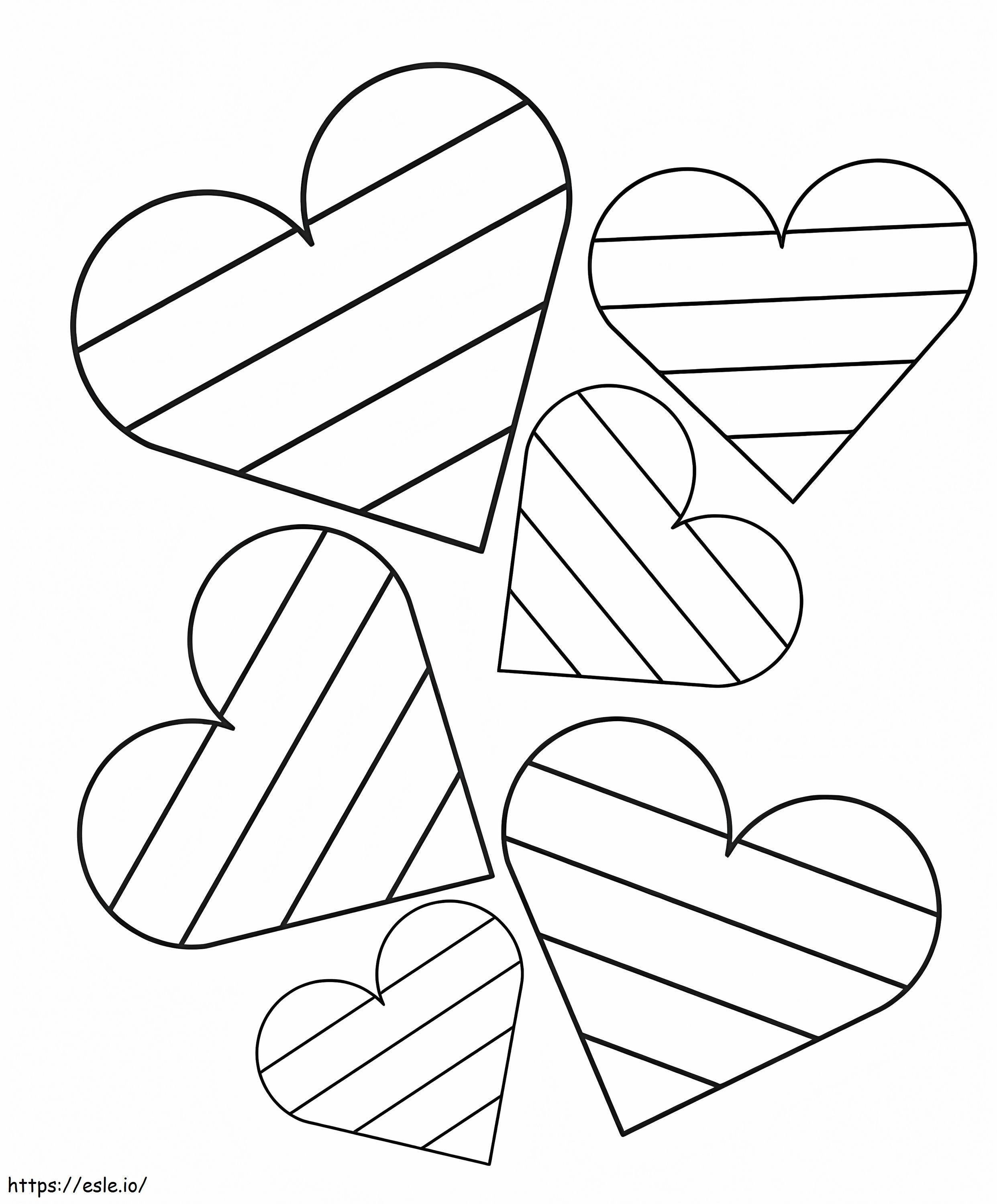 Original Heart coloring page