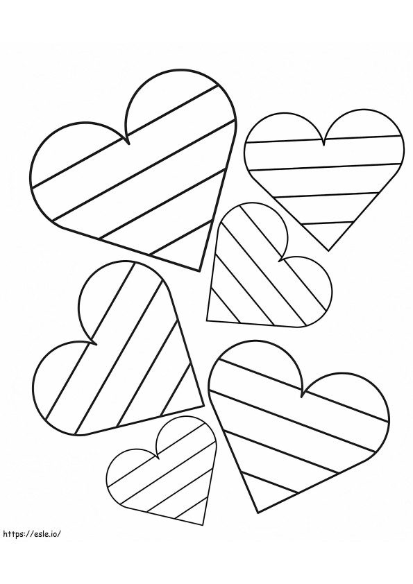 Original Heart coloring page