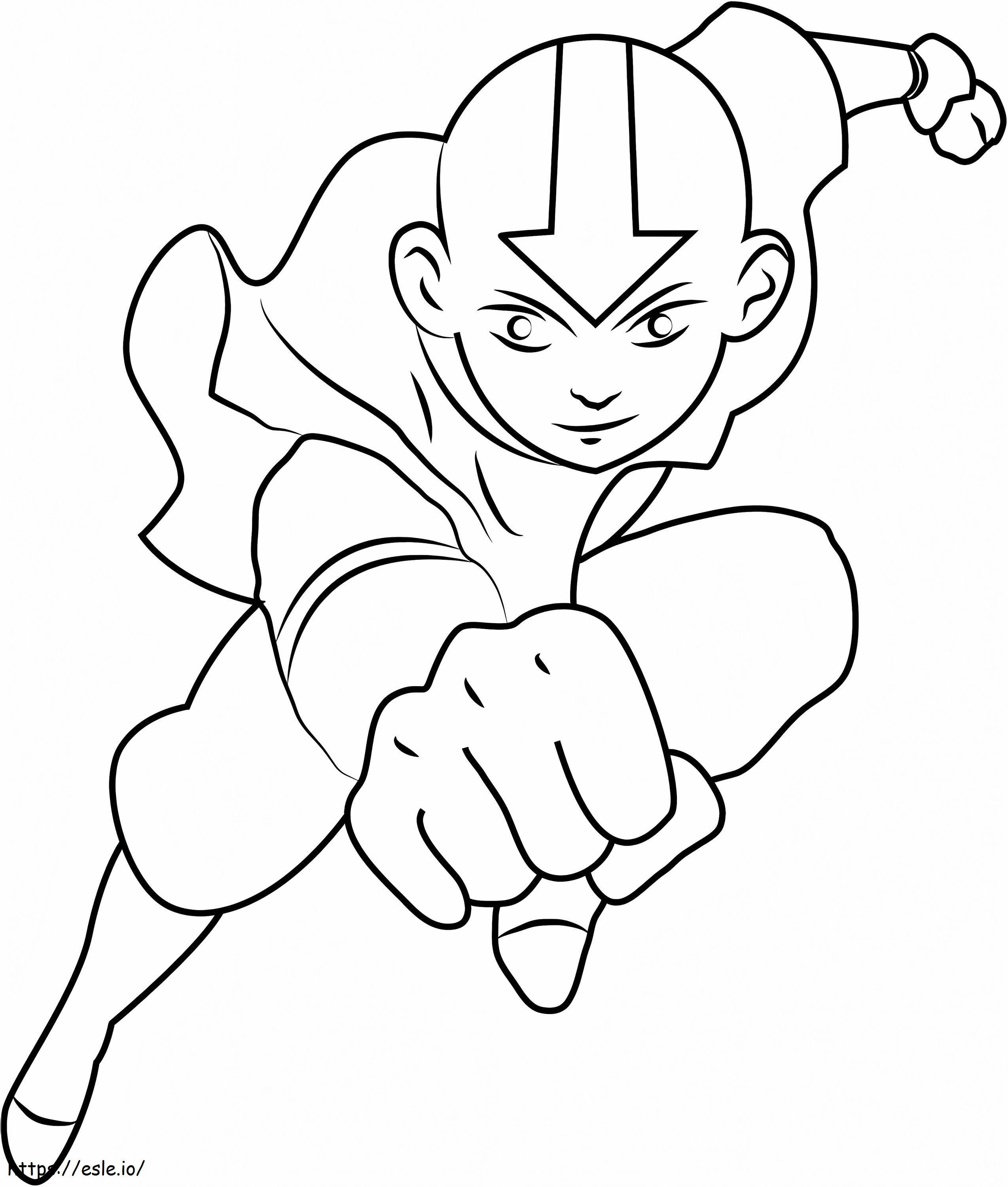 1532491065 Cool Aang A4 coloring page