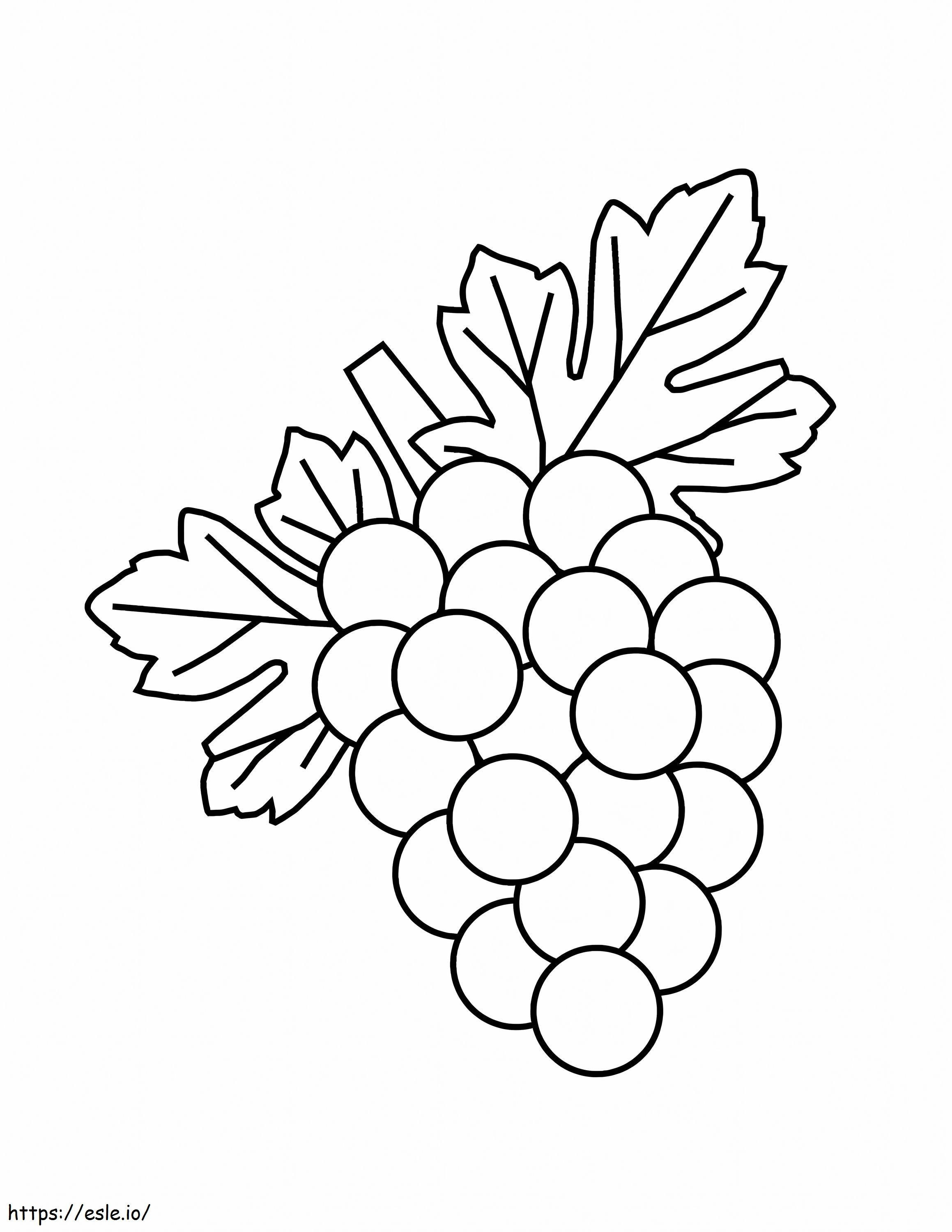 Normalne winogrona kolorowanka