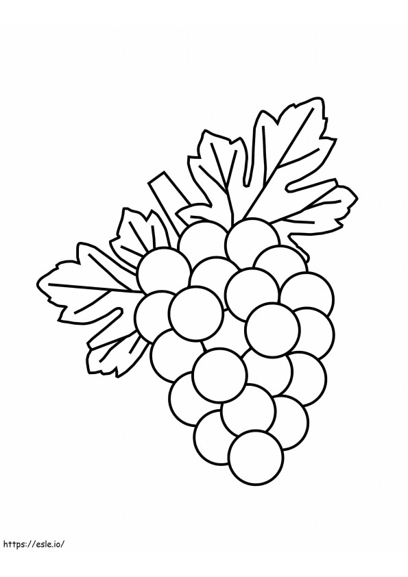 Normalne winogrona kolorowanka