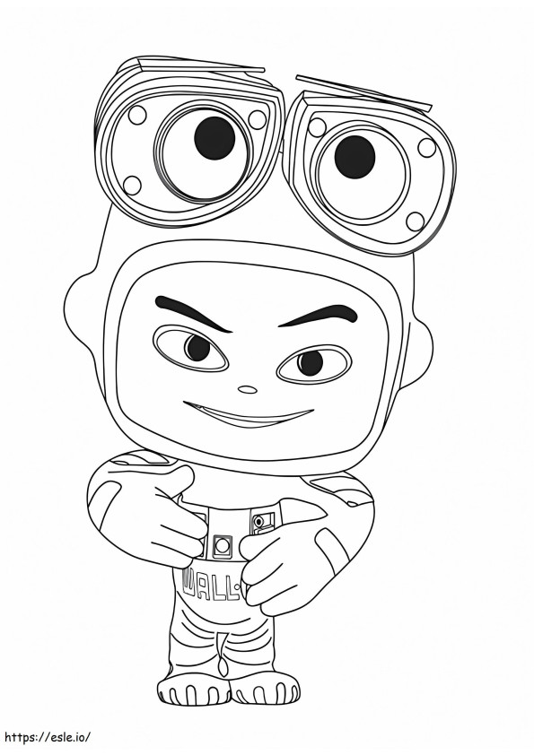 Wall E From Disney Universe coloring page