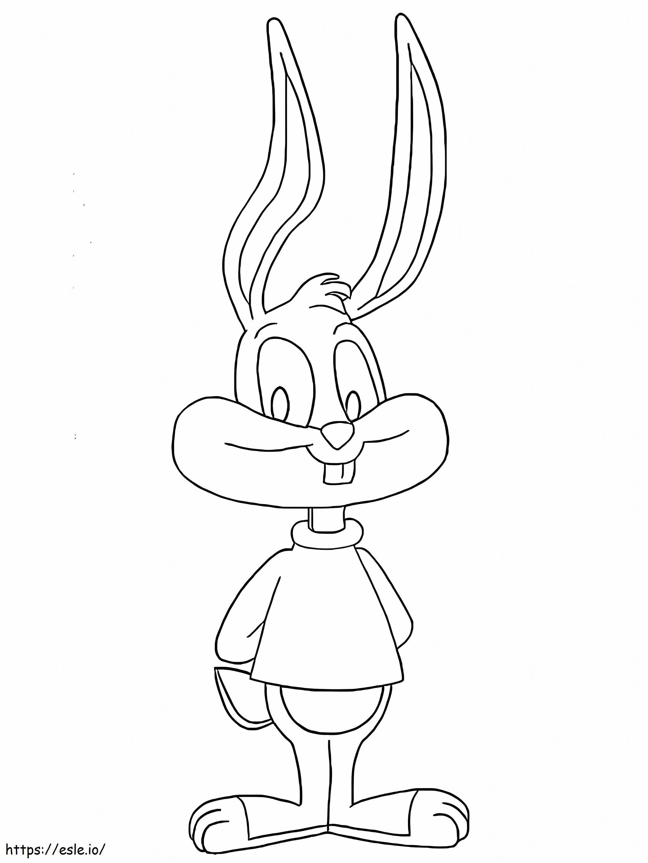 Söpö Buster Bunny värityskuva