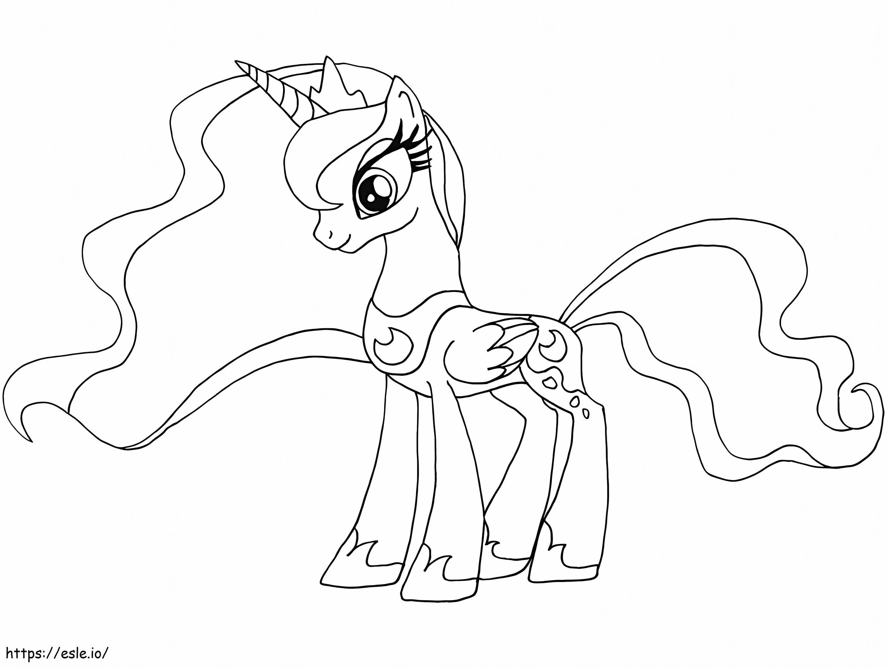 Meine kleine Pony-Prinzessin Luna ausmalbilder