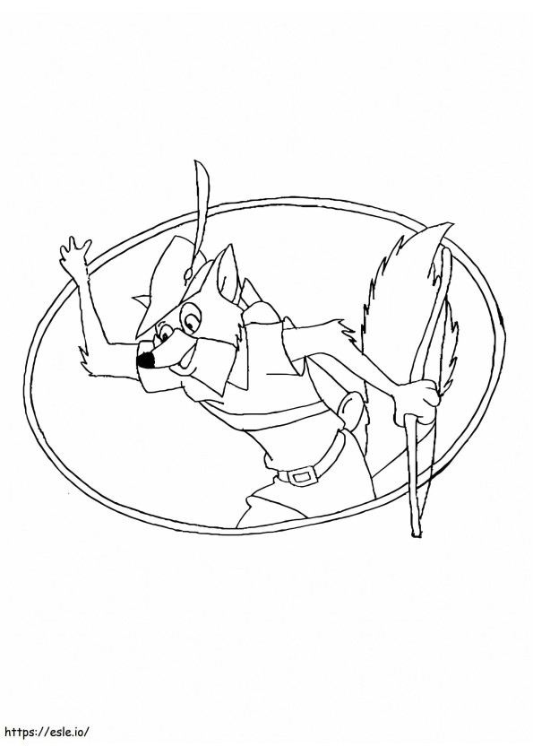 Robin Hood 6 coloring page