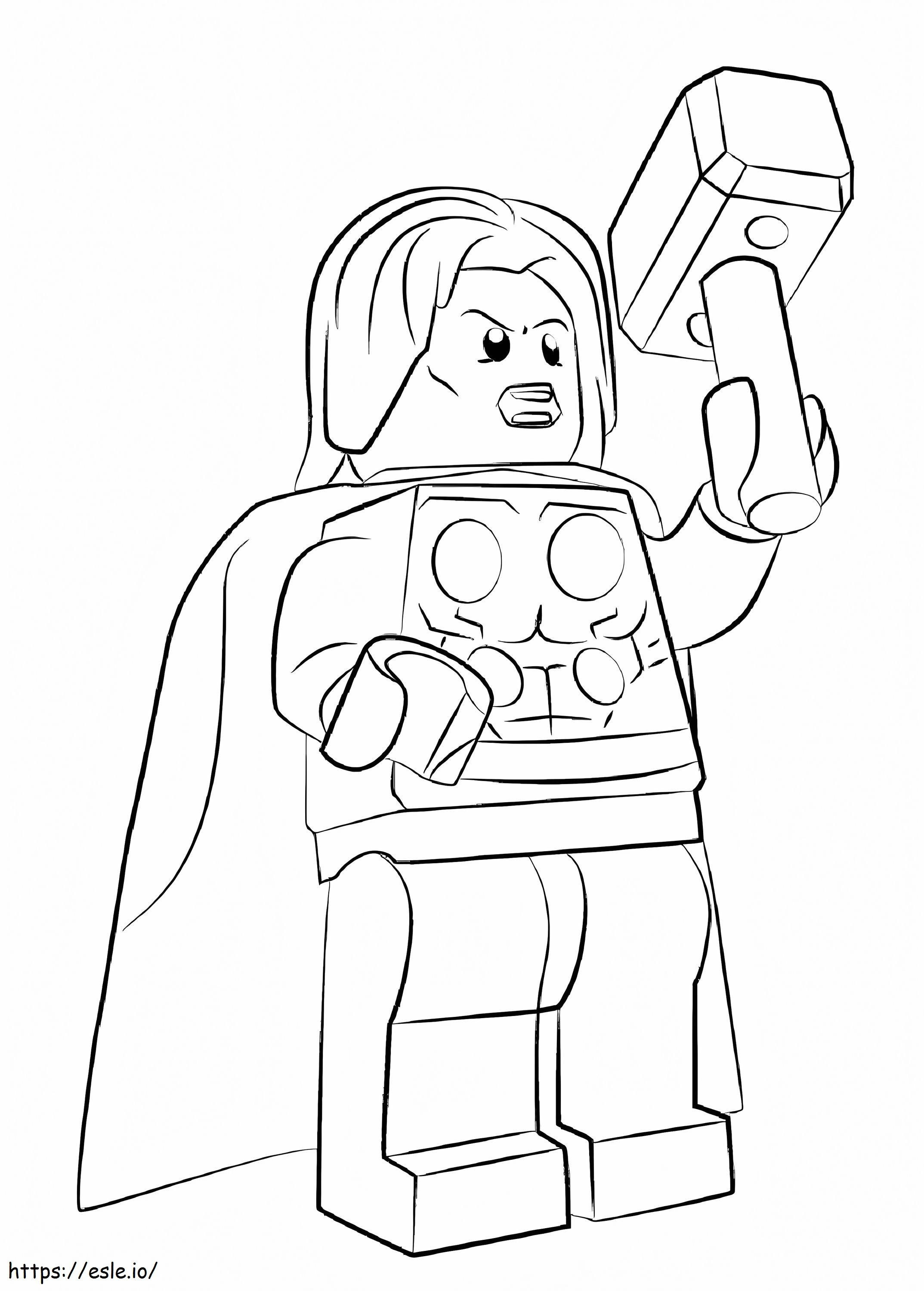 Klassz Lego Thor kifestő