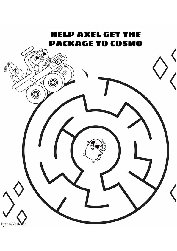 Axel Maze coloring page