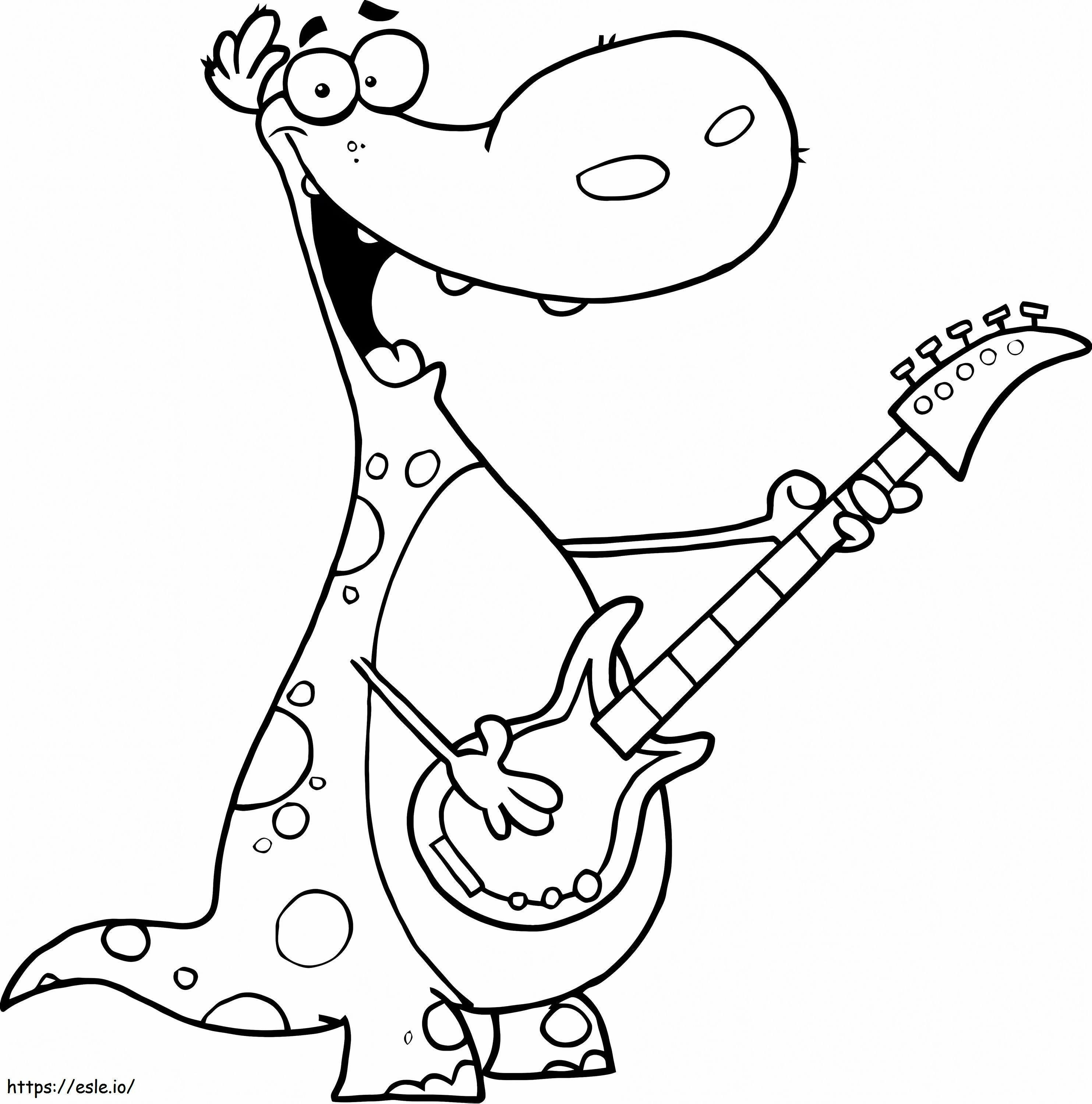 1539912990 High Tech Guitar Player Cozy Inspiration Singing Pages Rocker coloring page