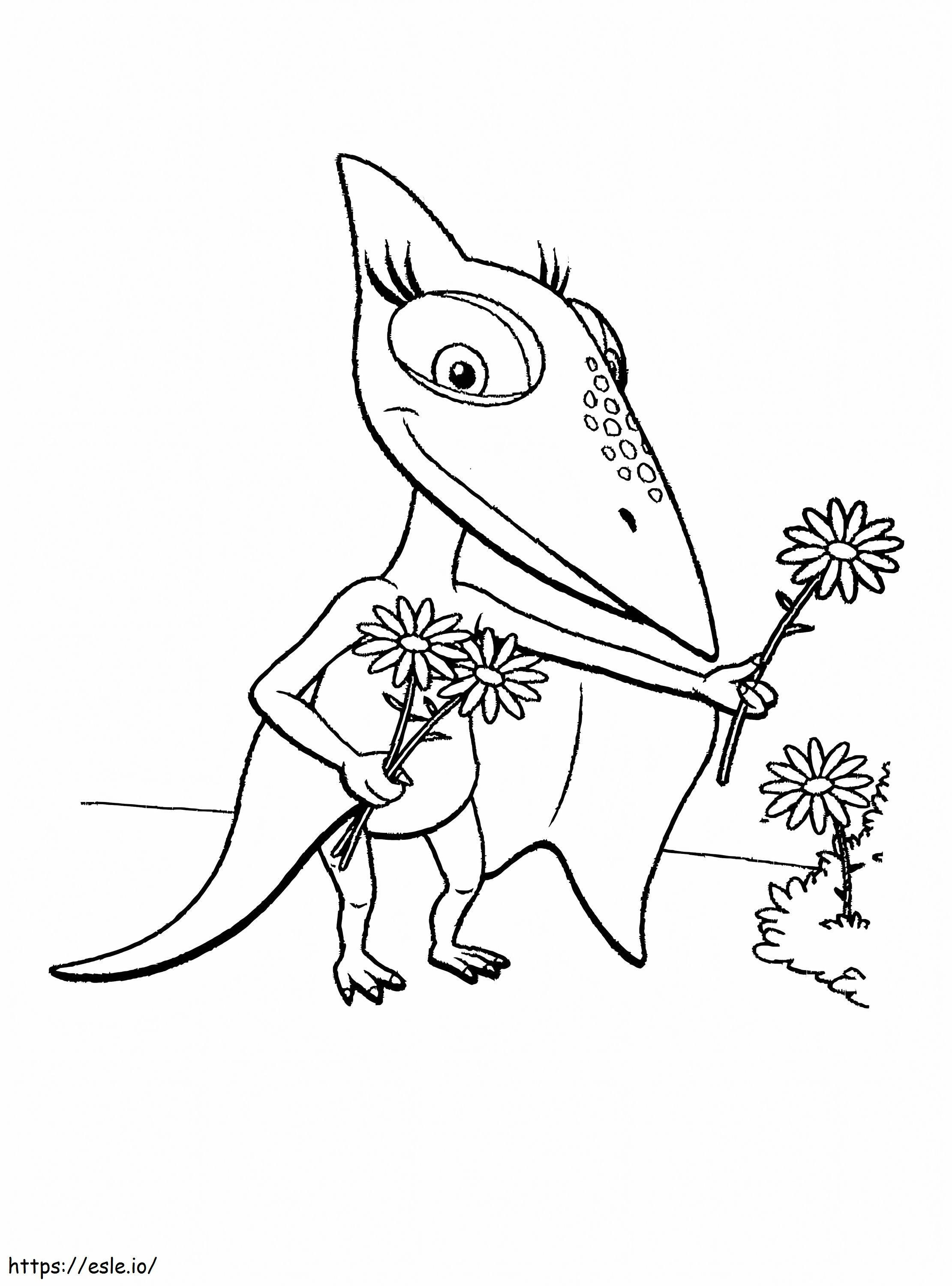 Small And Flower coloring page