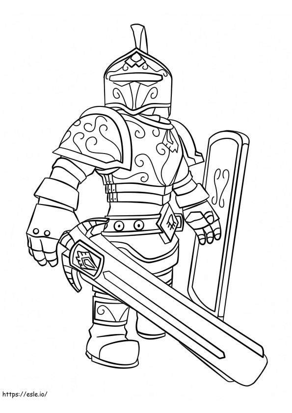 1577240406 Roblox Knight coloring page
