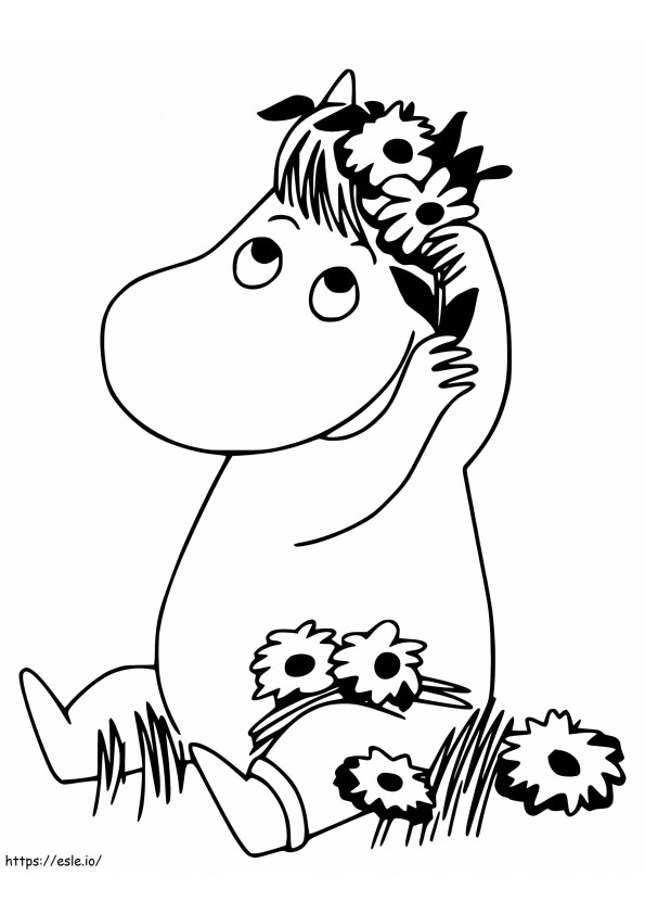 Lovely Snorkmaide coloring page