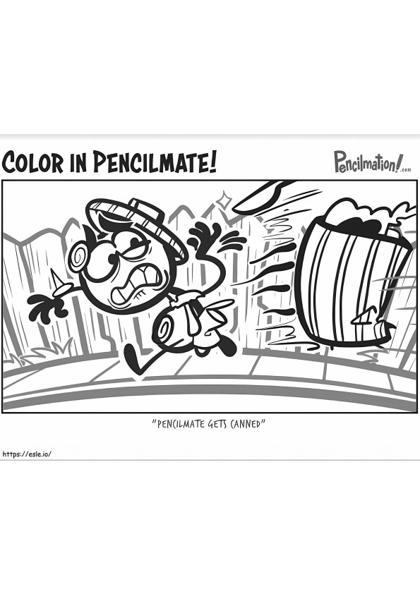 Pencilmate 9 coloring page