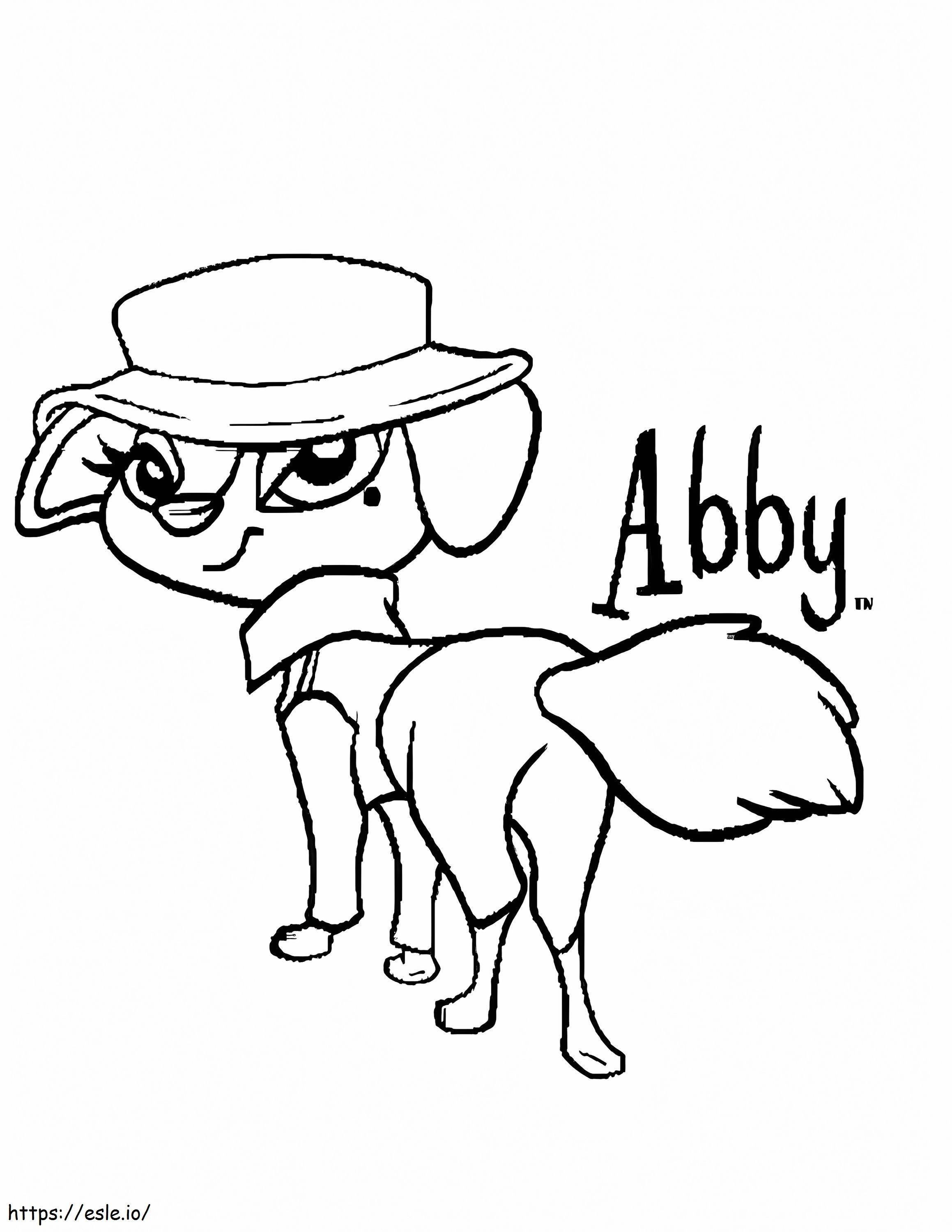 Abby din Bratz Petz de colorat
