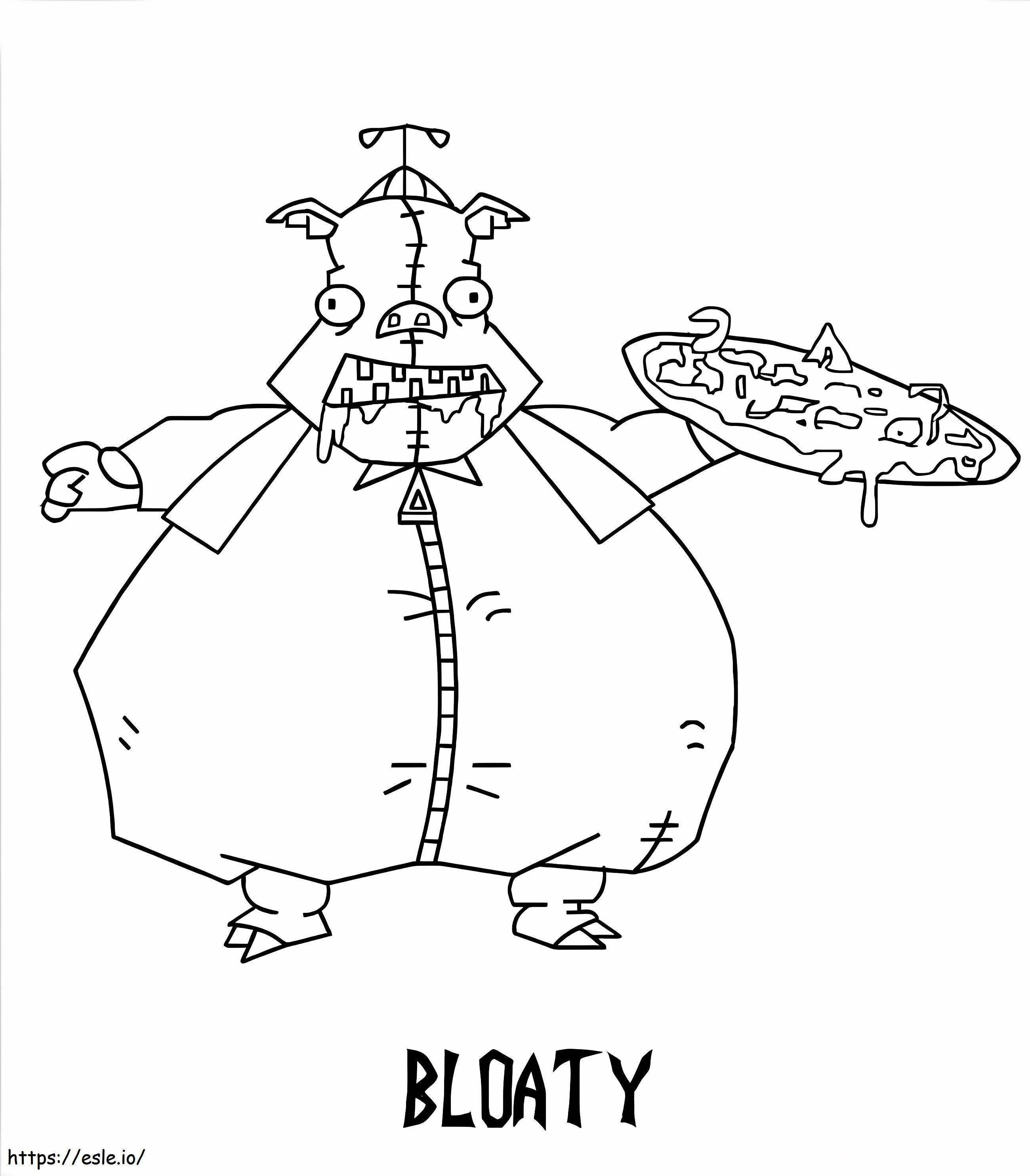 Bloaty From Invader Zim coloring page