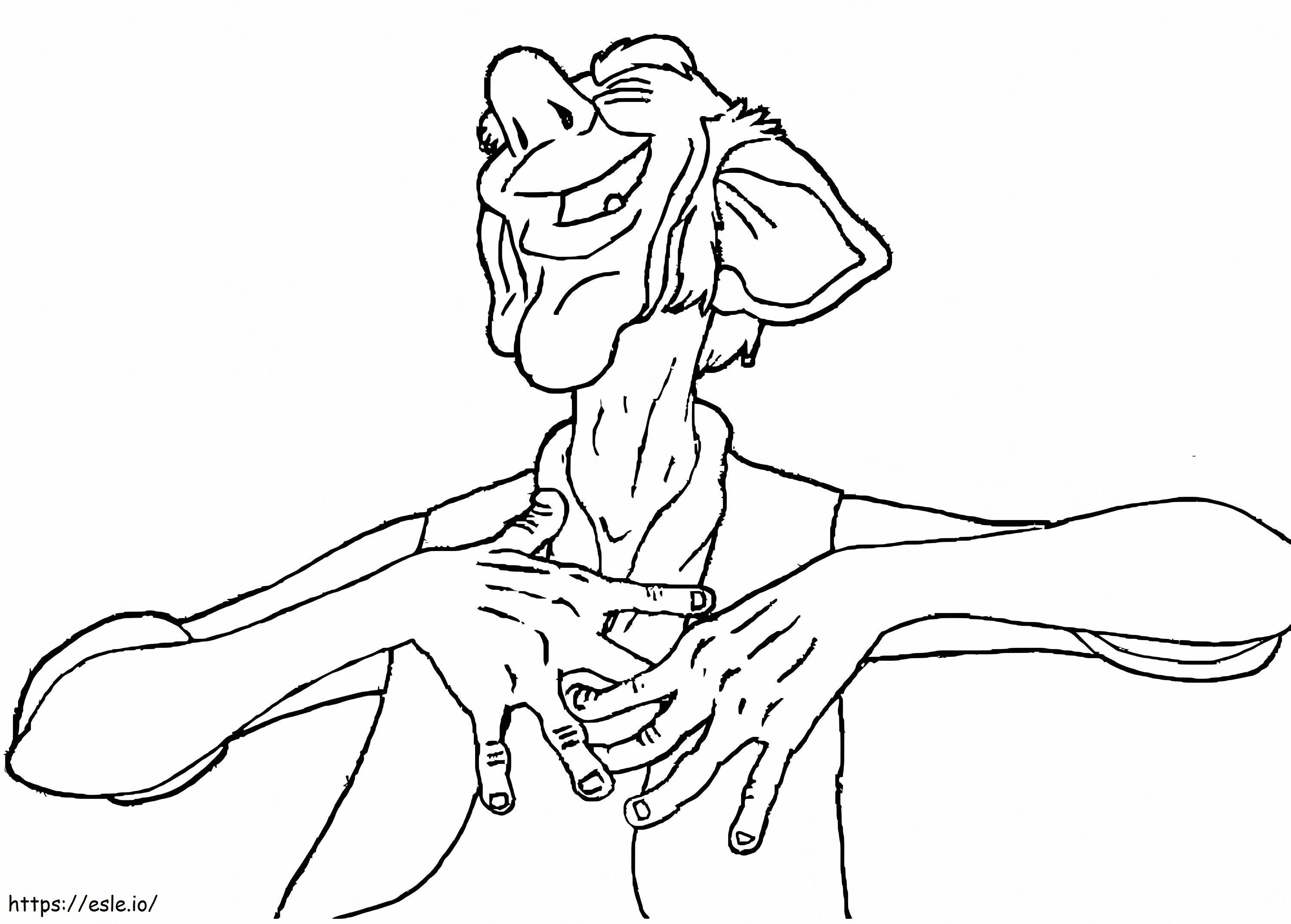 Happy Giant Bfg coloring page