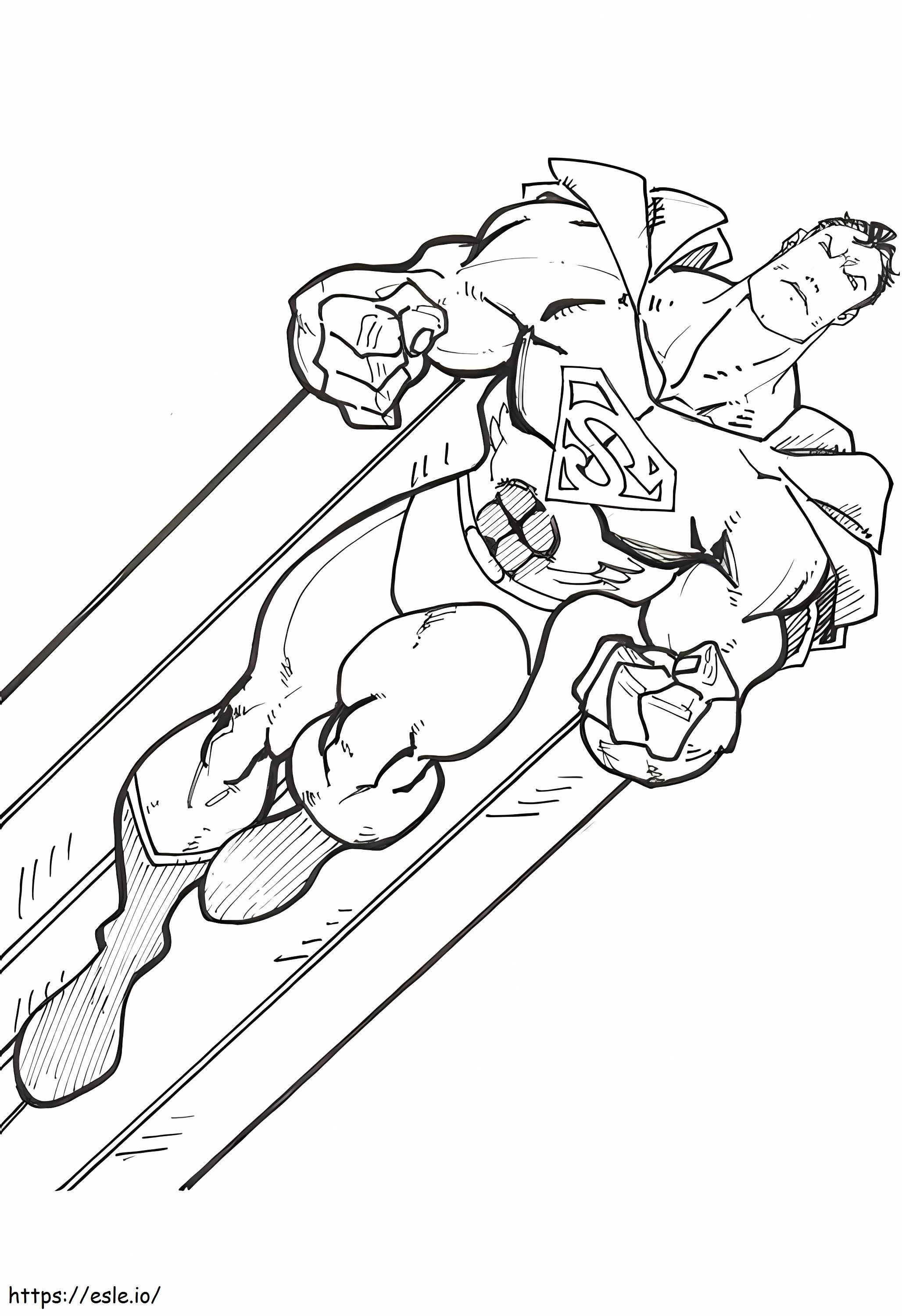 Superman C491Ang Bay 1 coloring page