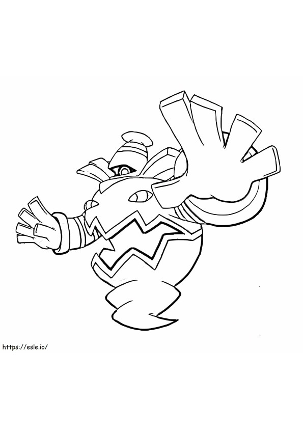 Coloriage Pokémon crépusculaire 4 à imprimer dessin