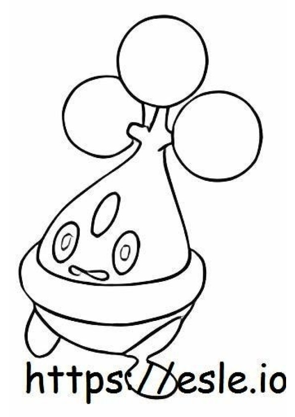 Bonsly coloring page