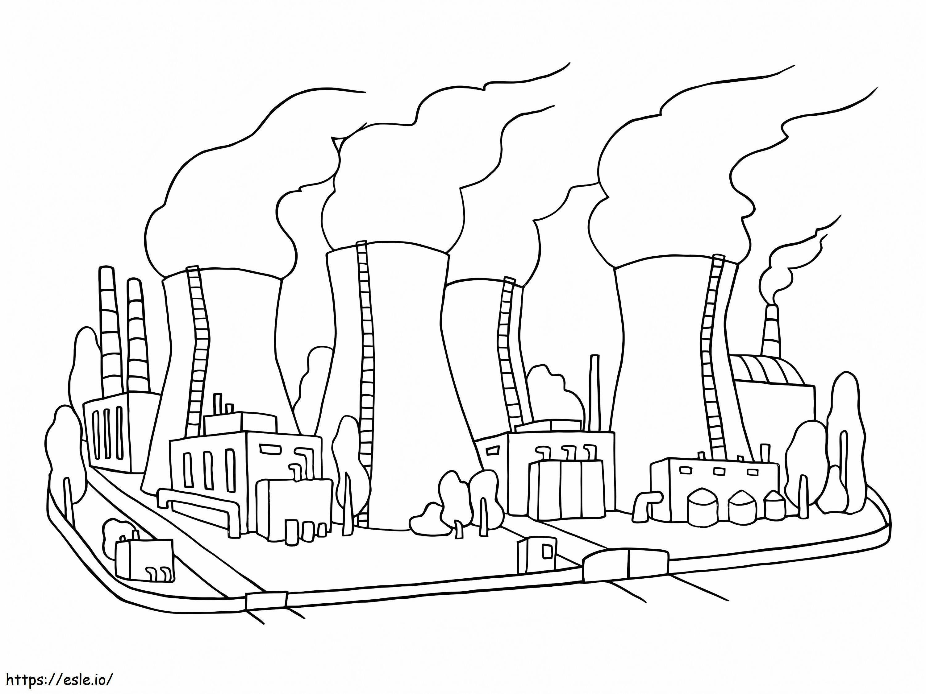 Free Factory Printable coloring page