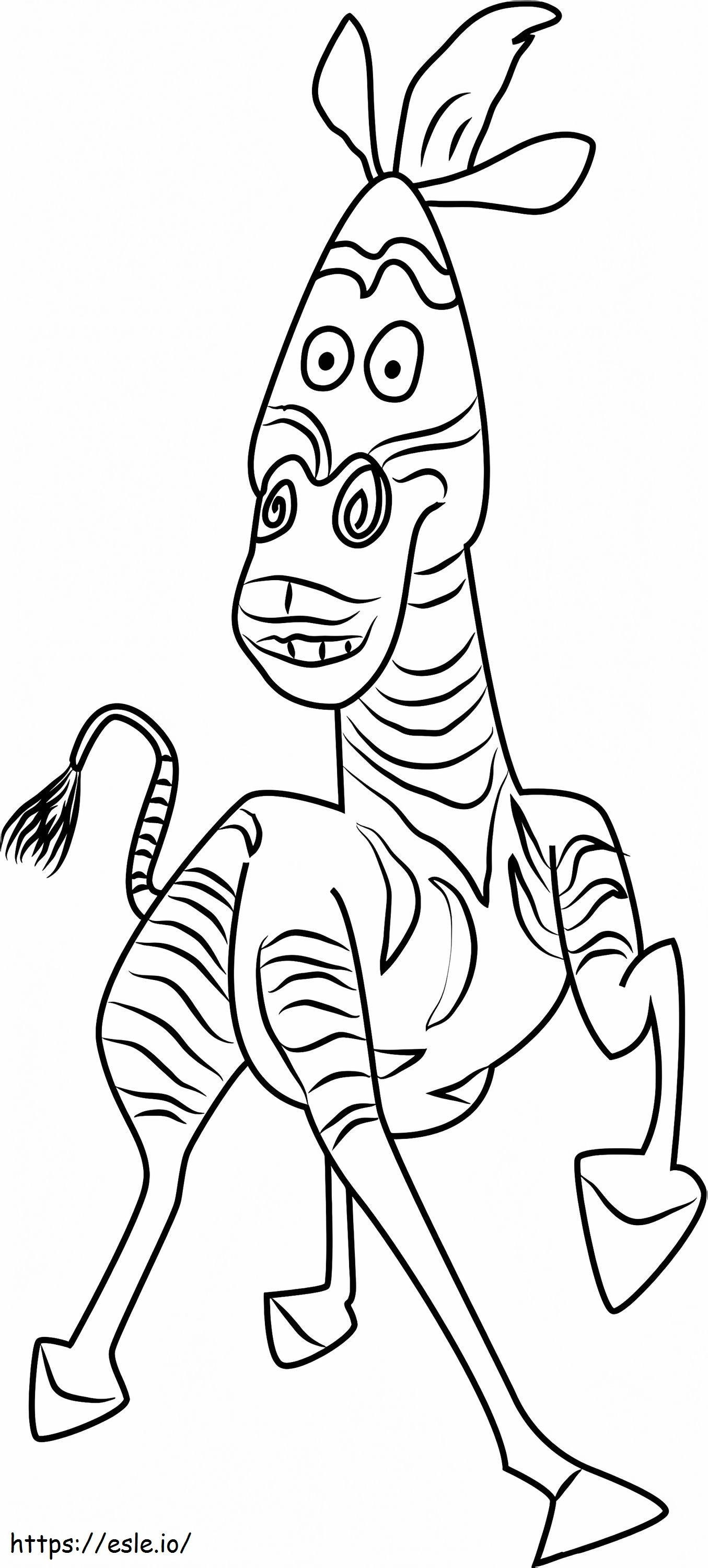 1532575475 Marty From Madagascar A4 coloring page
