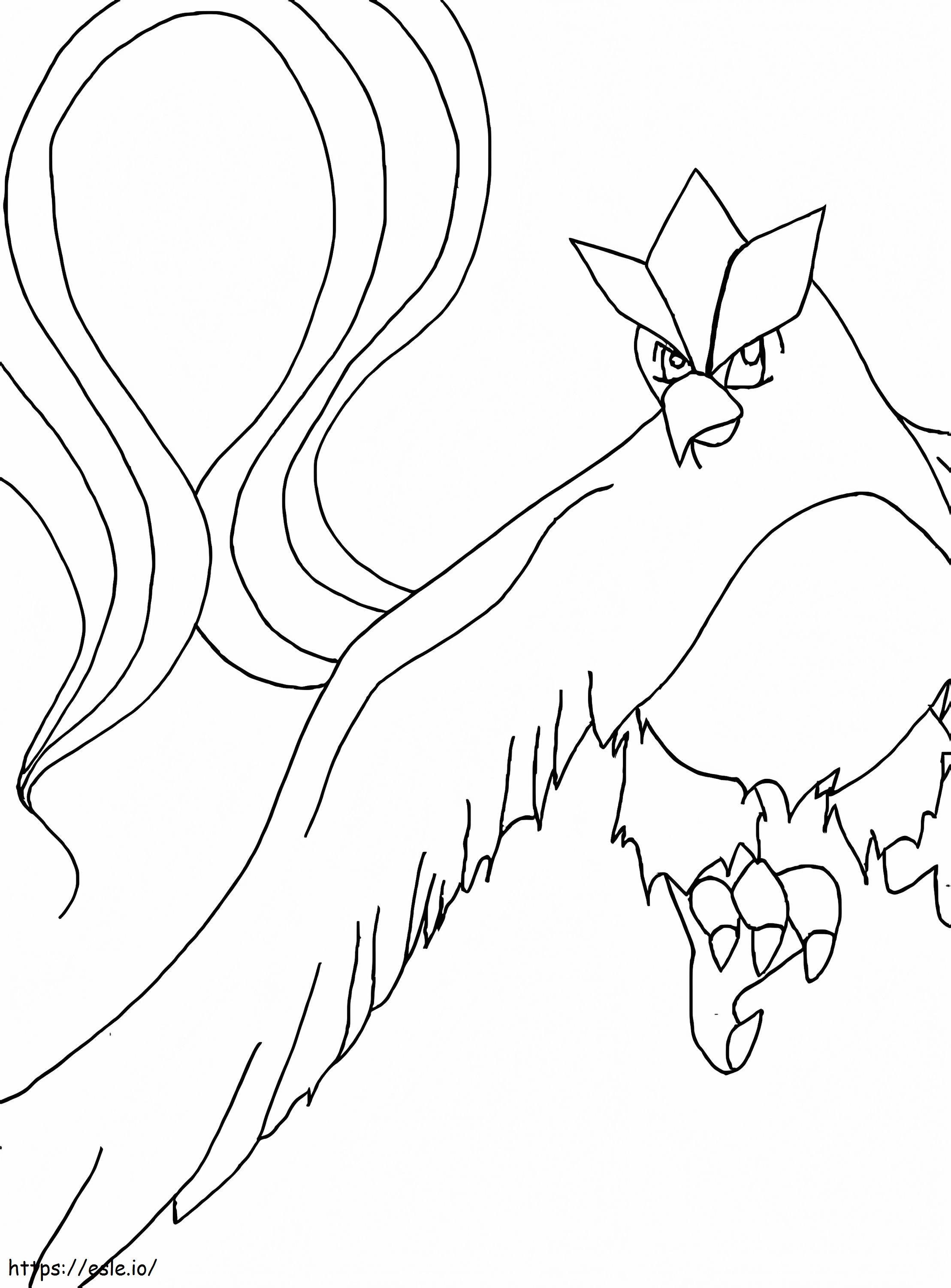 Articuno coloring page  Free Printable Coloring Pages