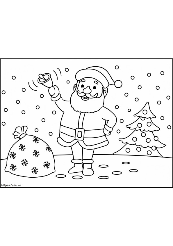 Pere Noel 17 coloring page