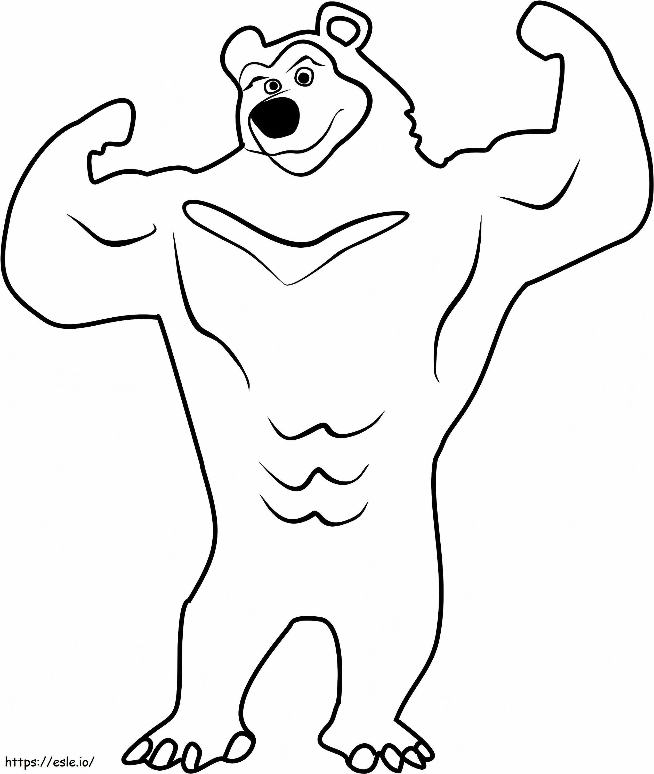 The Black Bear coloring page
