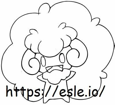 coloring pages of whimsicott pokemon