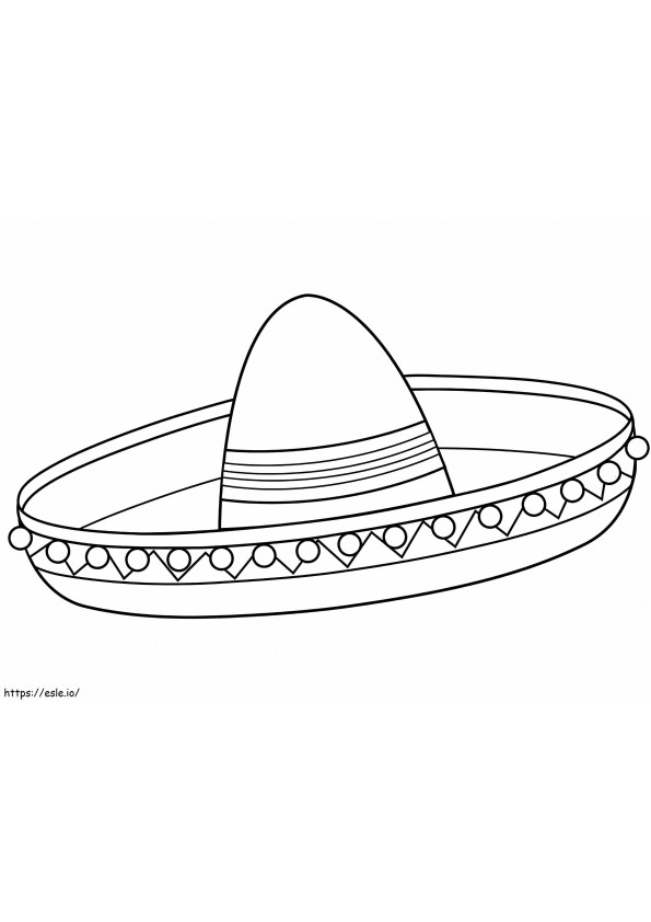 Nice Hat coloring page