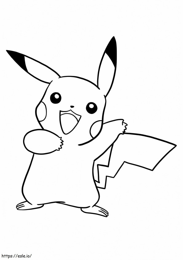 1526109773 Pikachu A4 coloring page