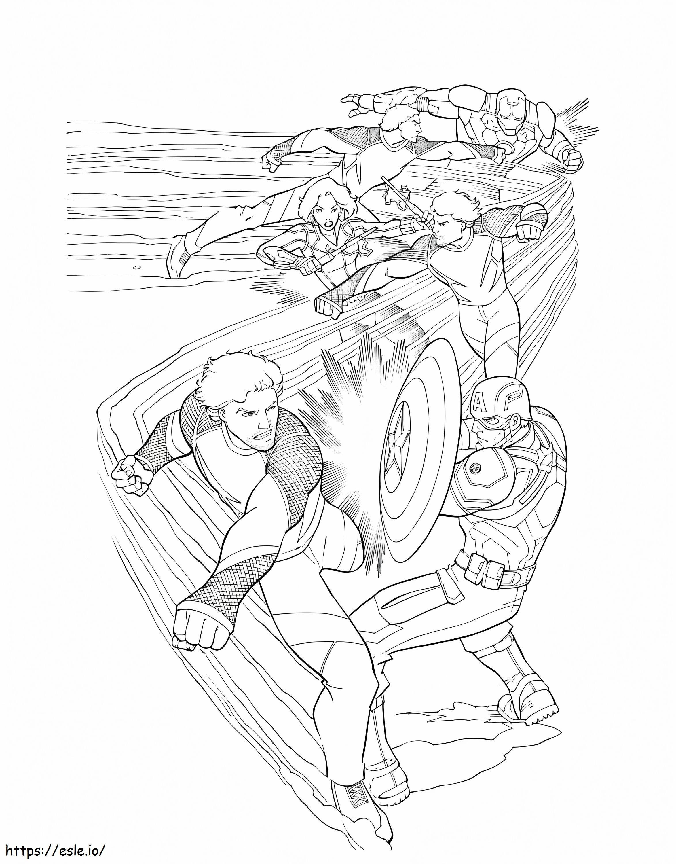 Avengers 2 coloring page