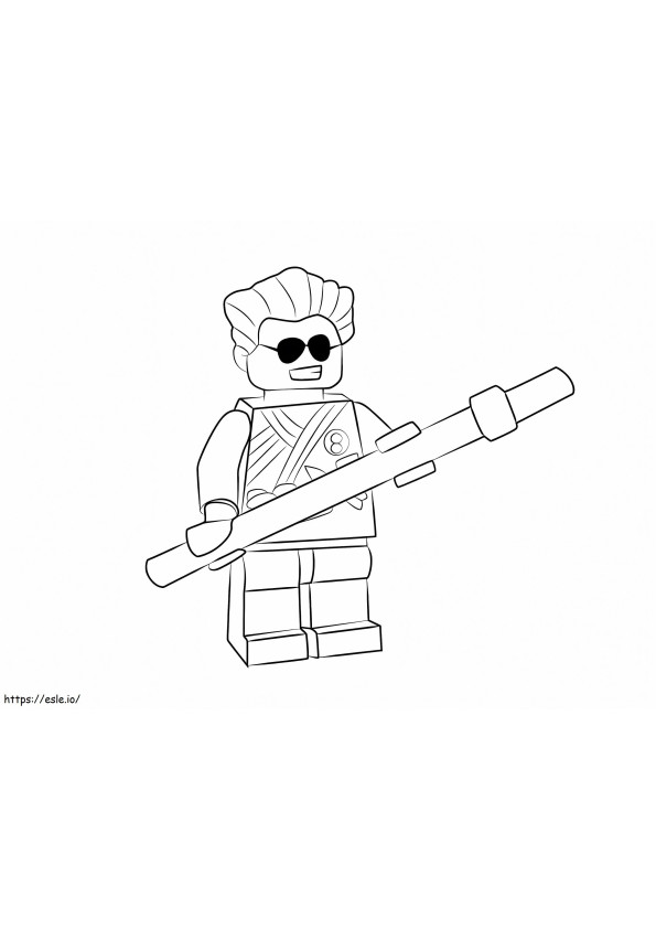 Gryf Lego Ninjago kolorowanka
