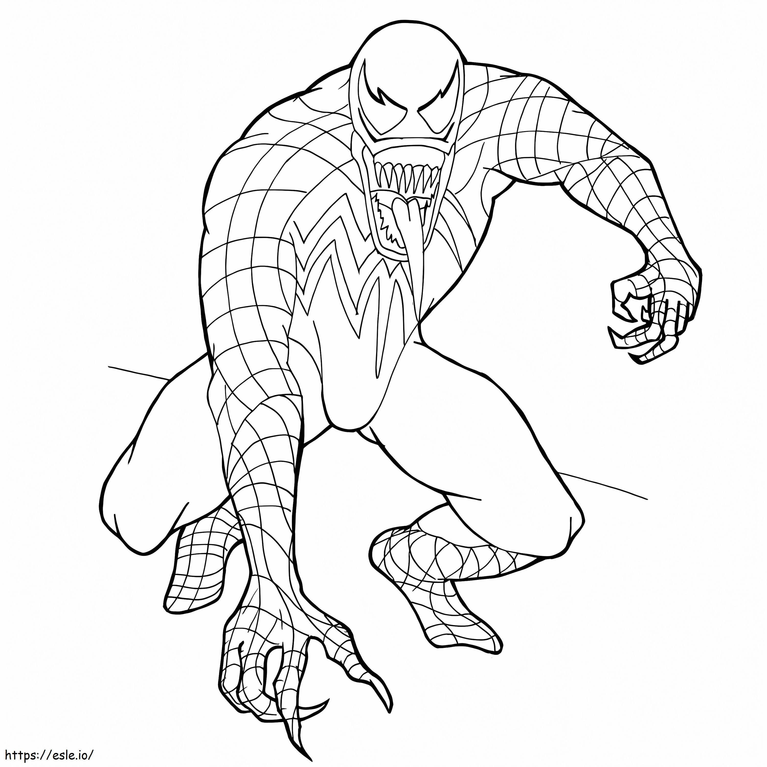Amazing Venom coloring page