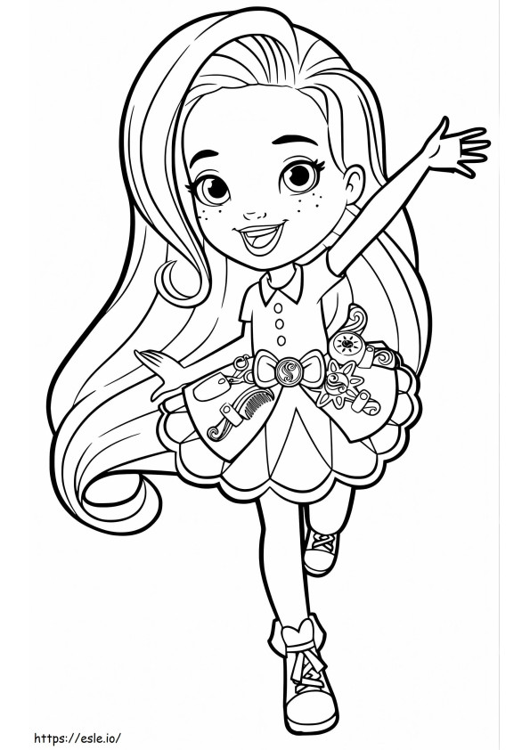 Happy Sunny coloring page