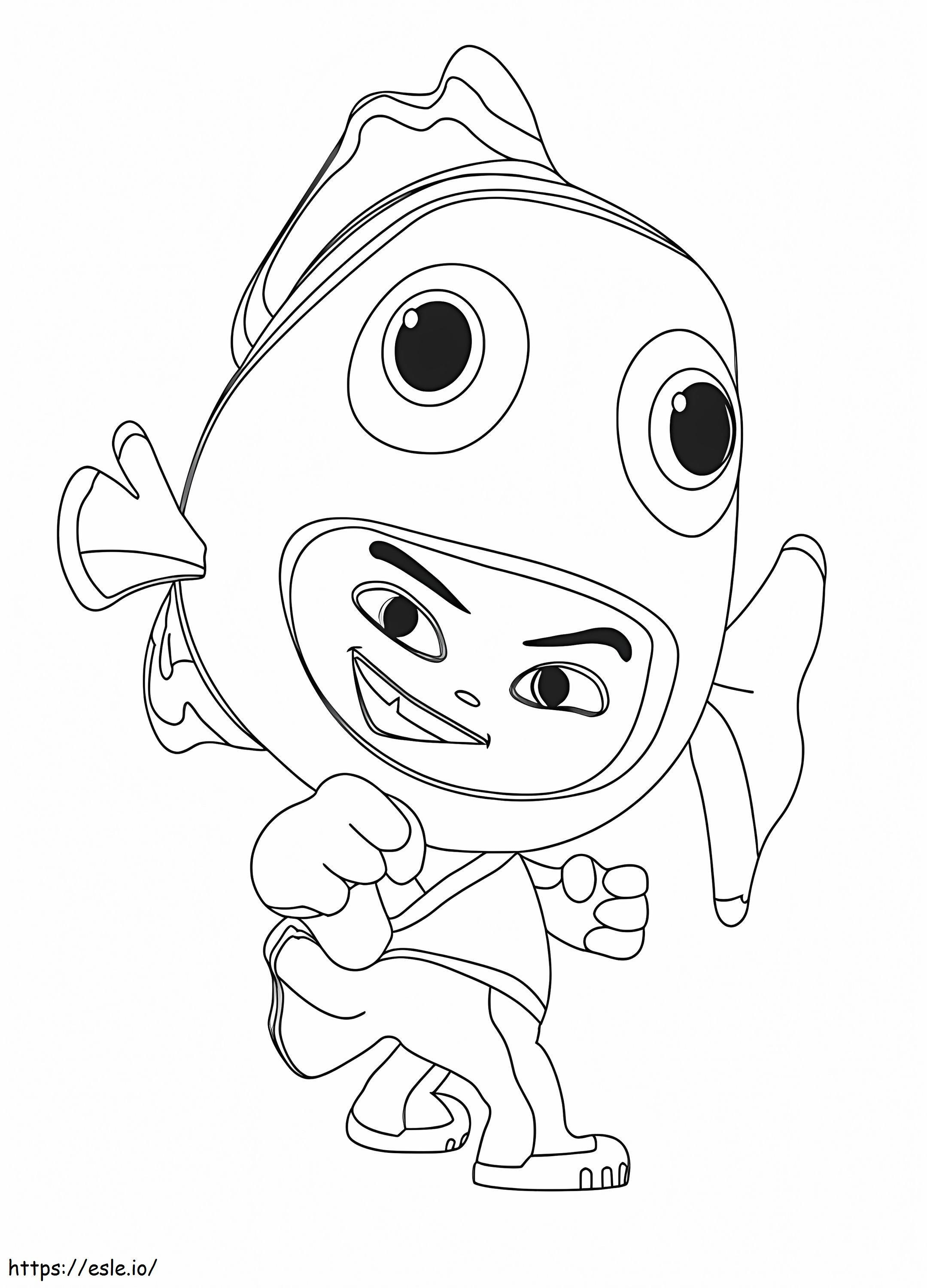Nemo From Disney Universe coloring page